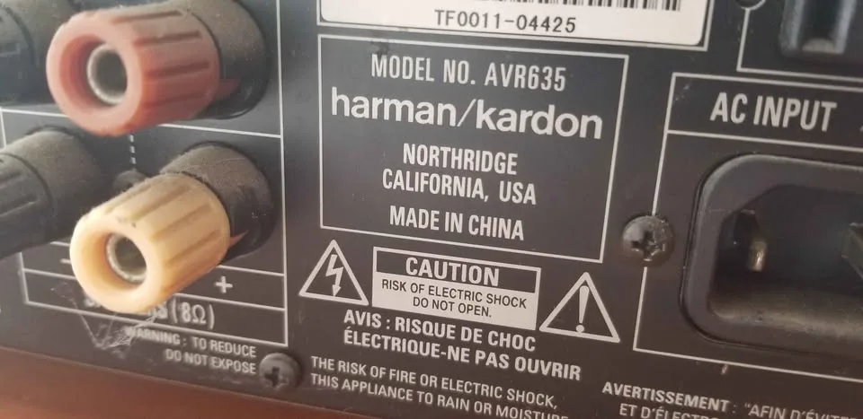 Harman Kardon AVR 635 7.1 Surround Receiver — High-Current 90W PC/Home Theater Amp