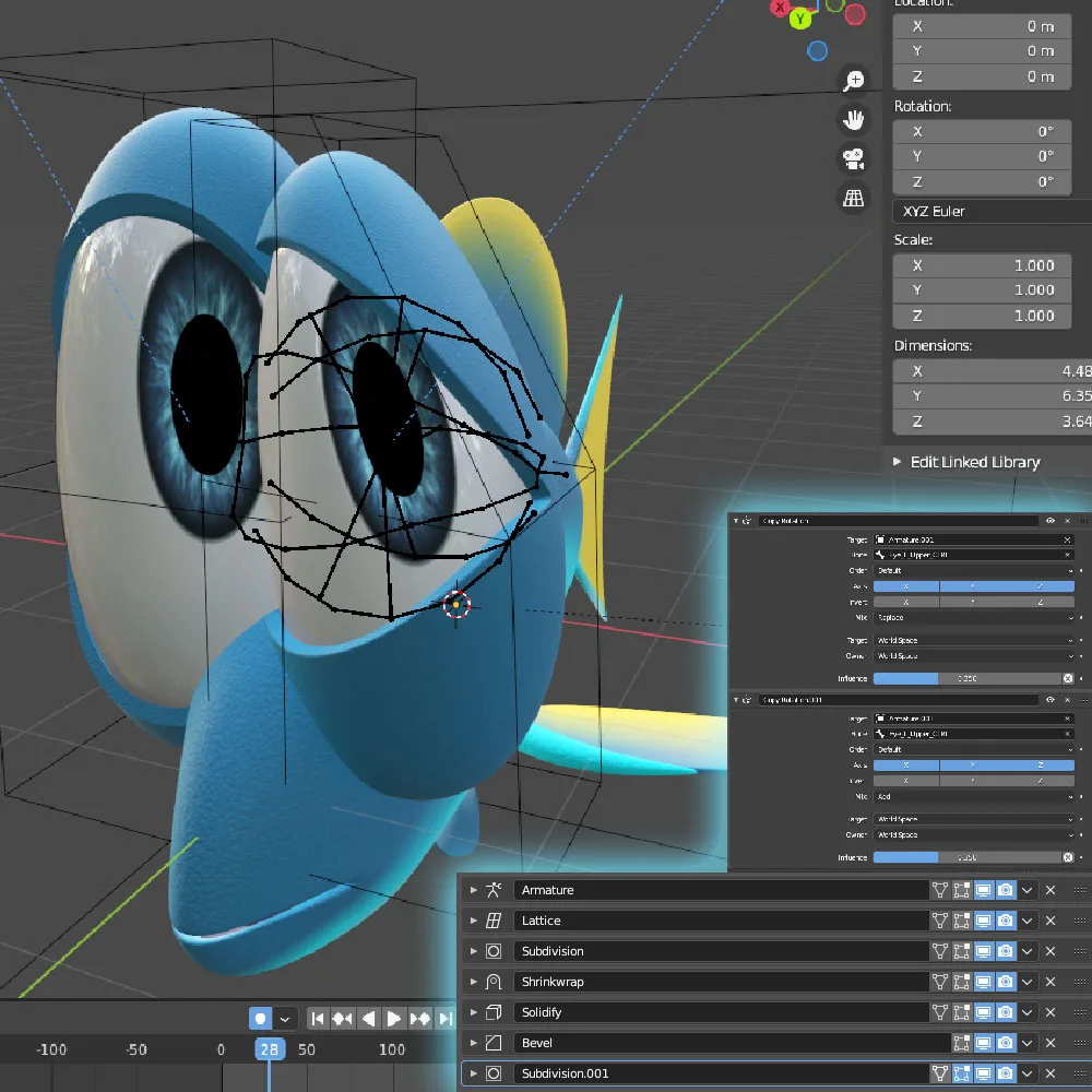 Custom 3D Blender Modeling - No Ai